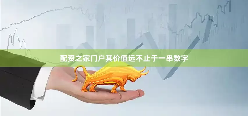 配资之家门户其价值远不止于一串数字