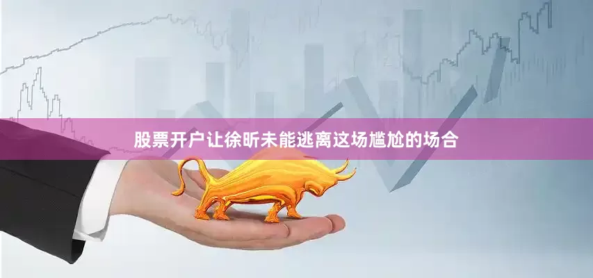 股票开户让徐昕未能逃离这场尴尬的场合
